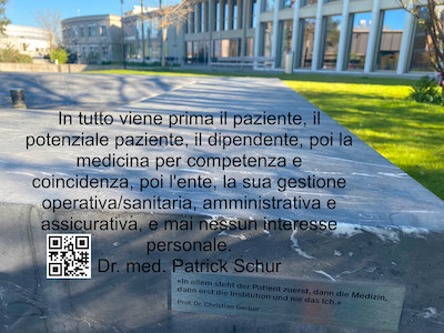 Ideologia etica (digitale) della catena di fornitura nel settore sanitario - a cura del Dr. med. Patrick Schur.ch